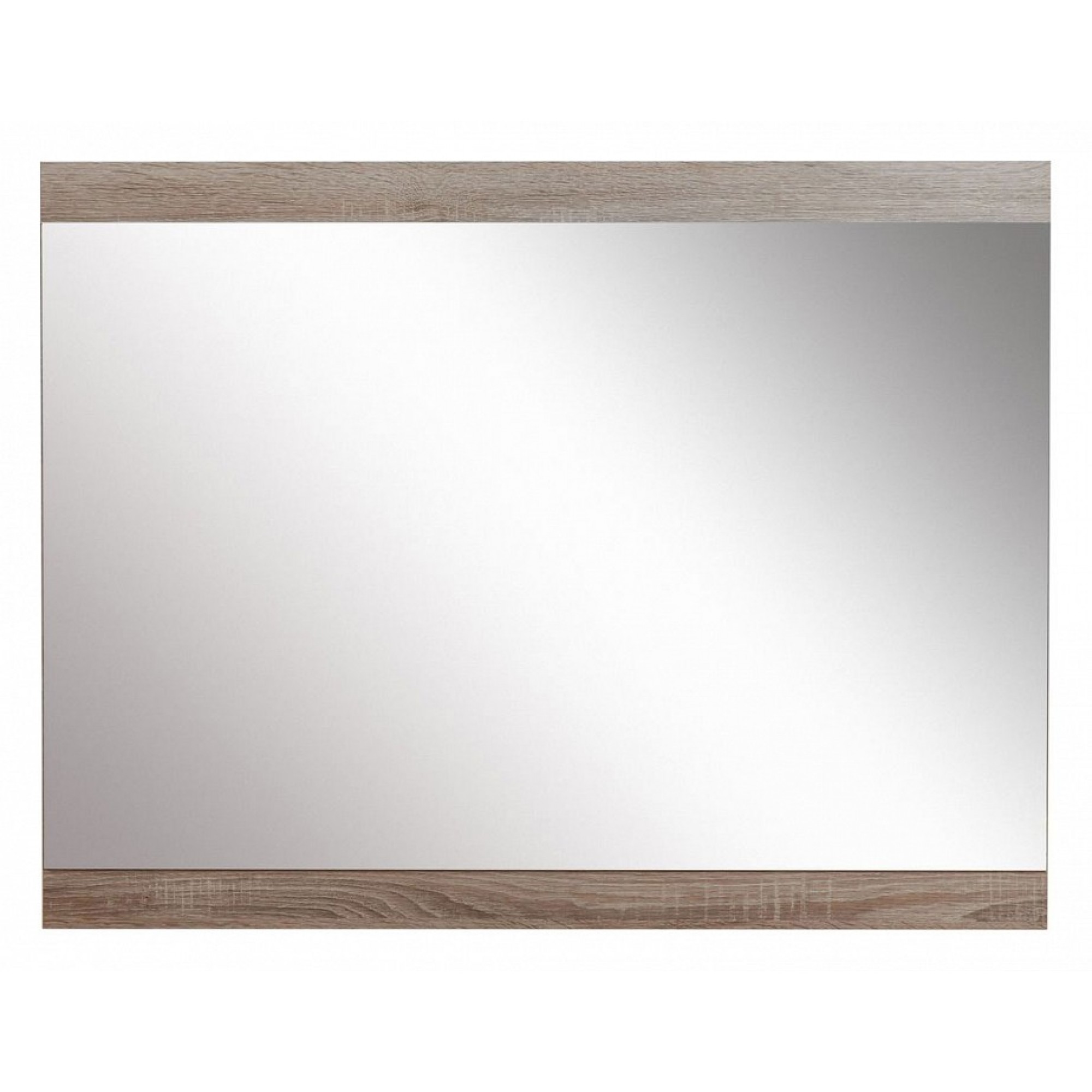 Зеркало настенное LUS/8/10 древесина коричневая темная дуб 1000x20x760(BRW_00009399)
