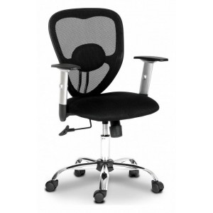 Кресло компьютерное Chairman 451 черный/хром    CHA_6020158