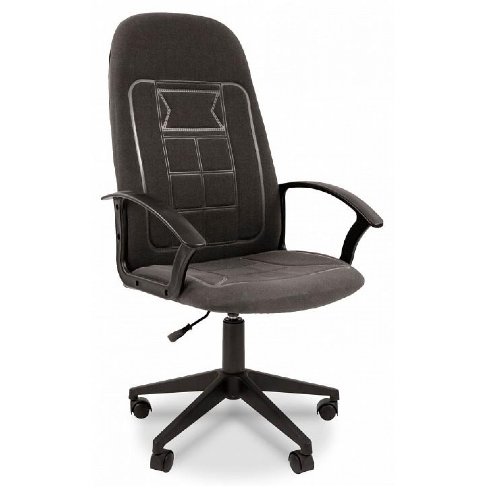 Кресло для руководителя Chairman СТ-27 серый 620x650x1185-1280(CHA_7110422)