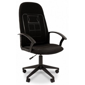 Кресло для руководителя Chairman СТ-27 черный 620x650x1185-1280(CHA_7110423)