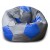 Кресло-мешок Мяч Серо-Синий (Оксфорд)          DRB_4066    