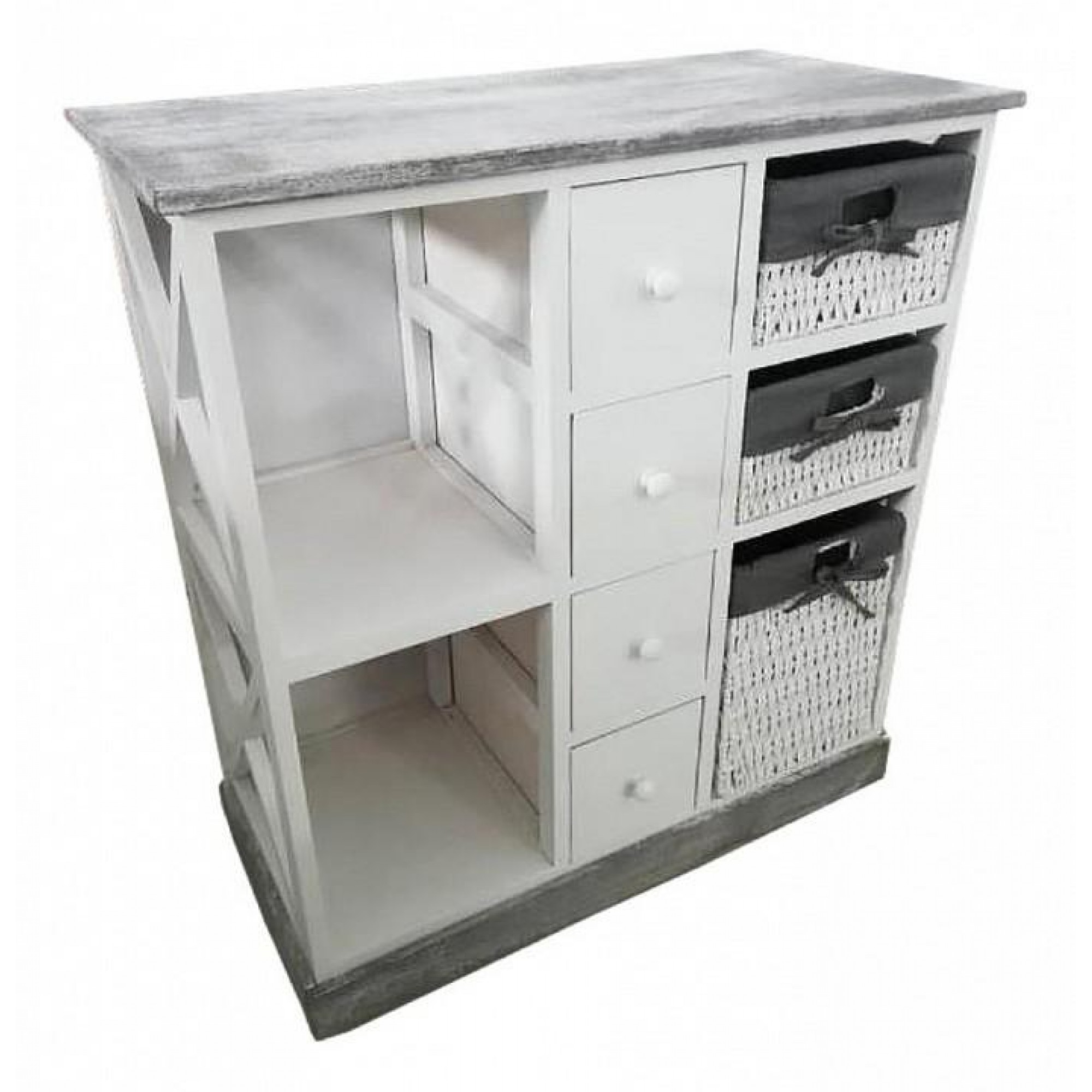 Тумба комбинированная HX15-310SN white    ECO_HX15-310SN_white