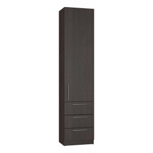 Шкаф для белья 10А3550 древесина коричневая темная венге ELM_BP-00001389