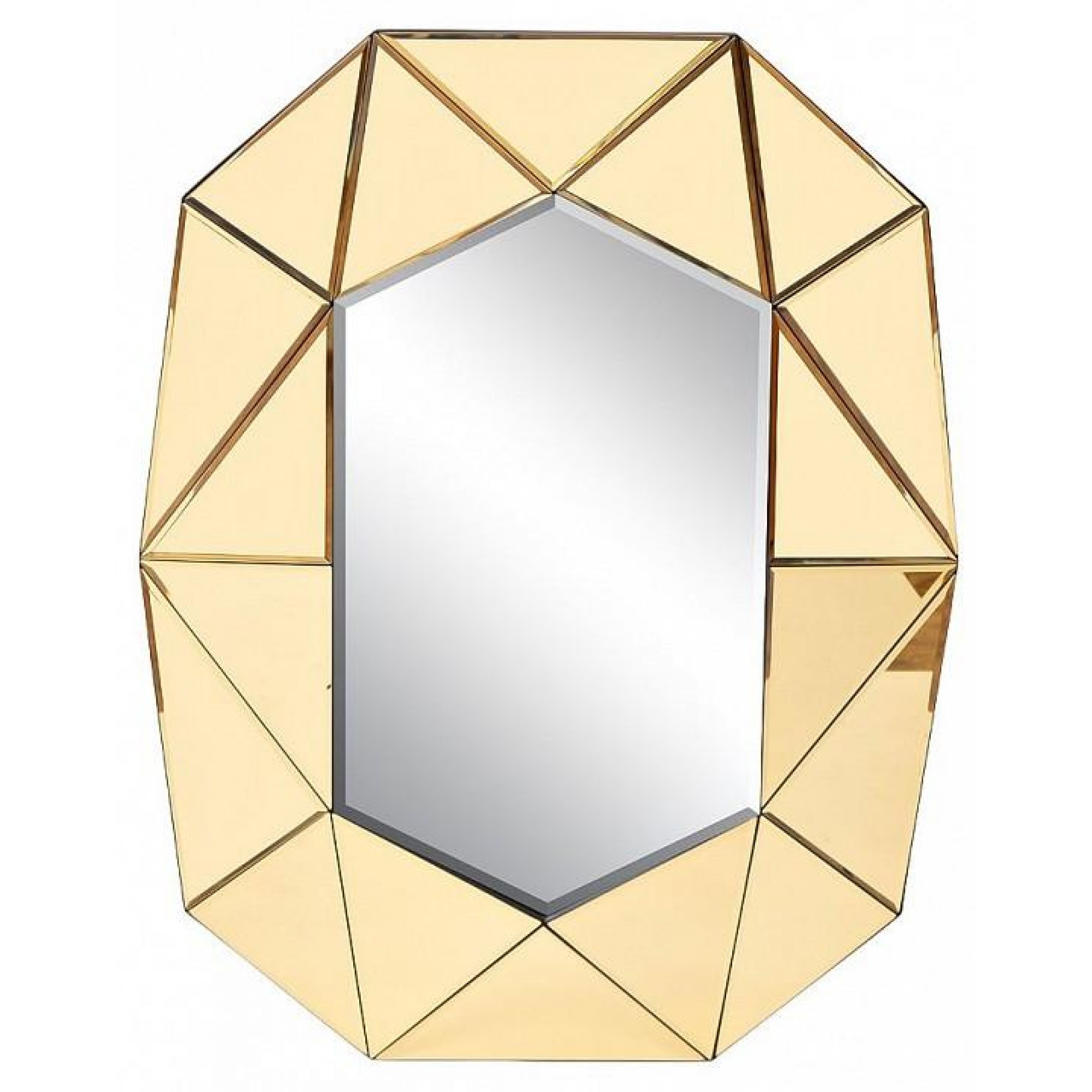 Зеркало настенное KFG132 золото 630x30x810(GRD_TT-00008391)