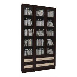 Шкаф книжный Мебелайн-36    MLN_B-MN-036