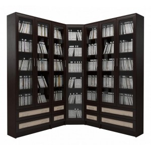 Шкаф книжный Мебелайн-40    MLN_B-MN-040