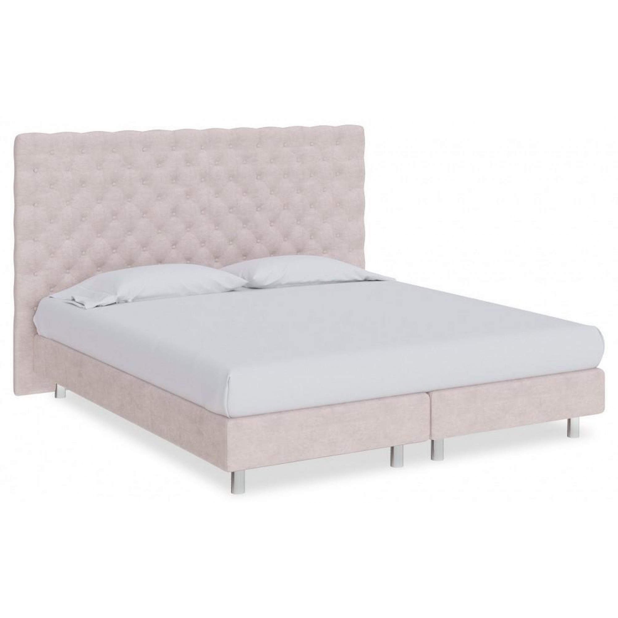 Кровать полутораспальная Paris Boxspring Elite  ORM_140-200-ParisBoxspringElite-LoftyBeige