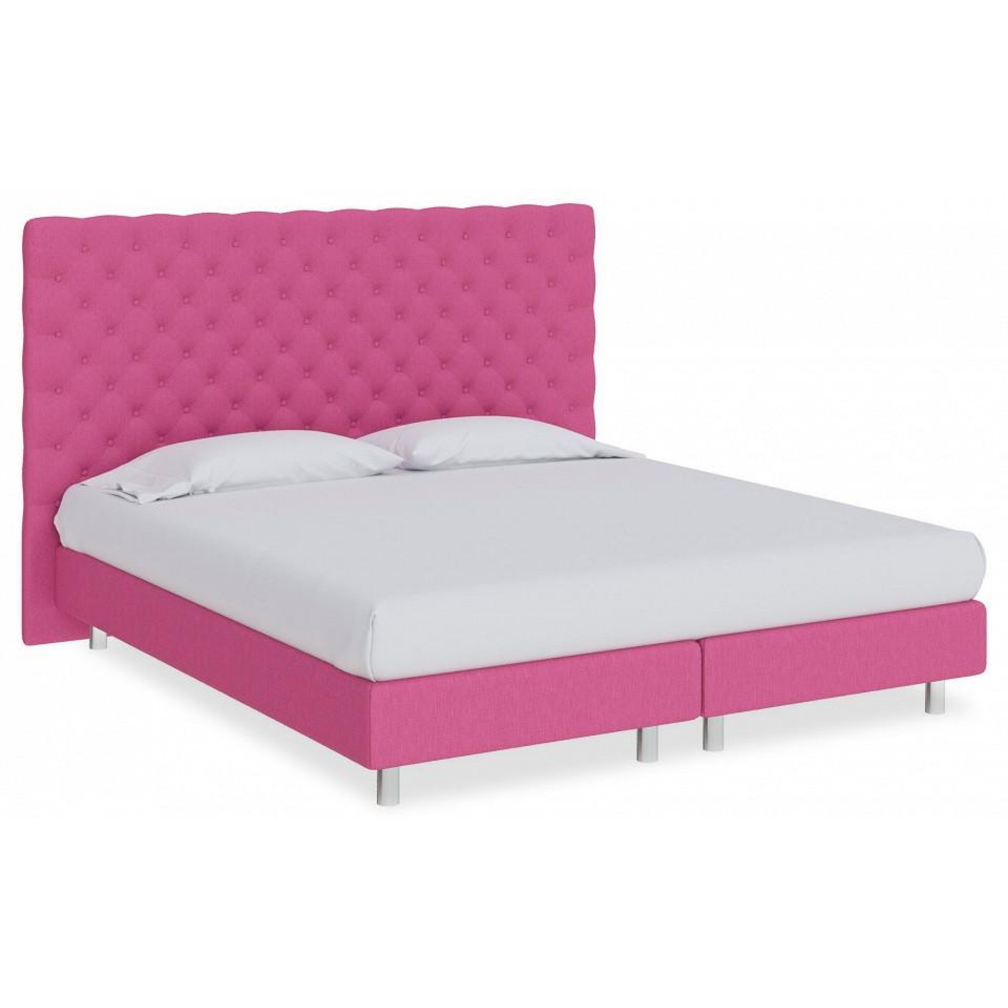 Кровать полутораспальная Paris Boxspring Elite  ORM_140-200-ParisBoxspringElite-SavanaBerry