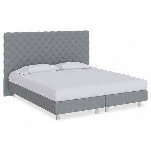 Кровать полутораспальная Paris Boxspring Elite  ORM_140-200-ParisBoxspringElite-SavanaGrey