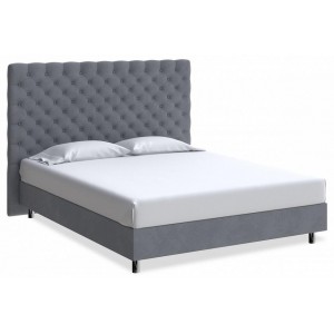 Кровать полутораспальная Paris Boxspring Standart  ORM_140-200-ParisBoxspringStandart-UltraWetAsphalt