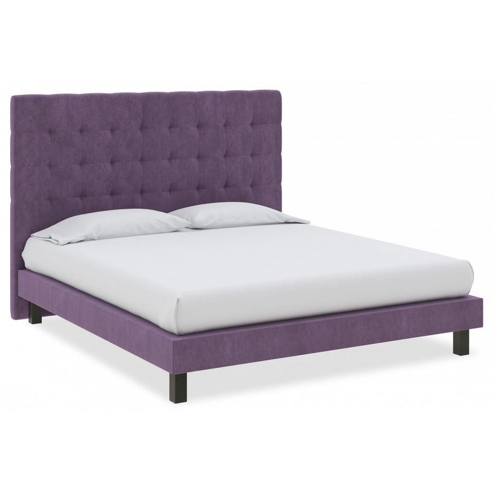 Кровать двуспальная Madrid Boxspring Standart  ORM_160-200-MadridBoxspringStandart-LoftyPlum