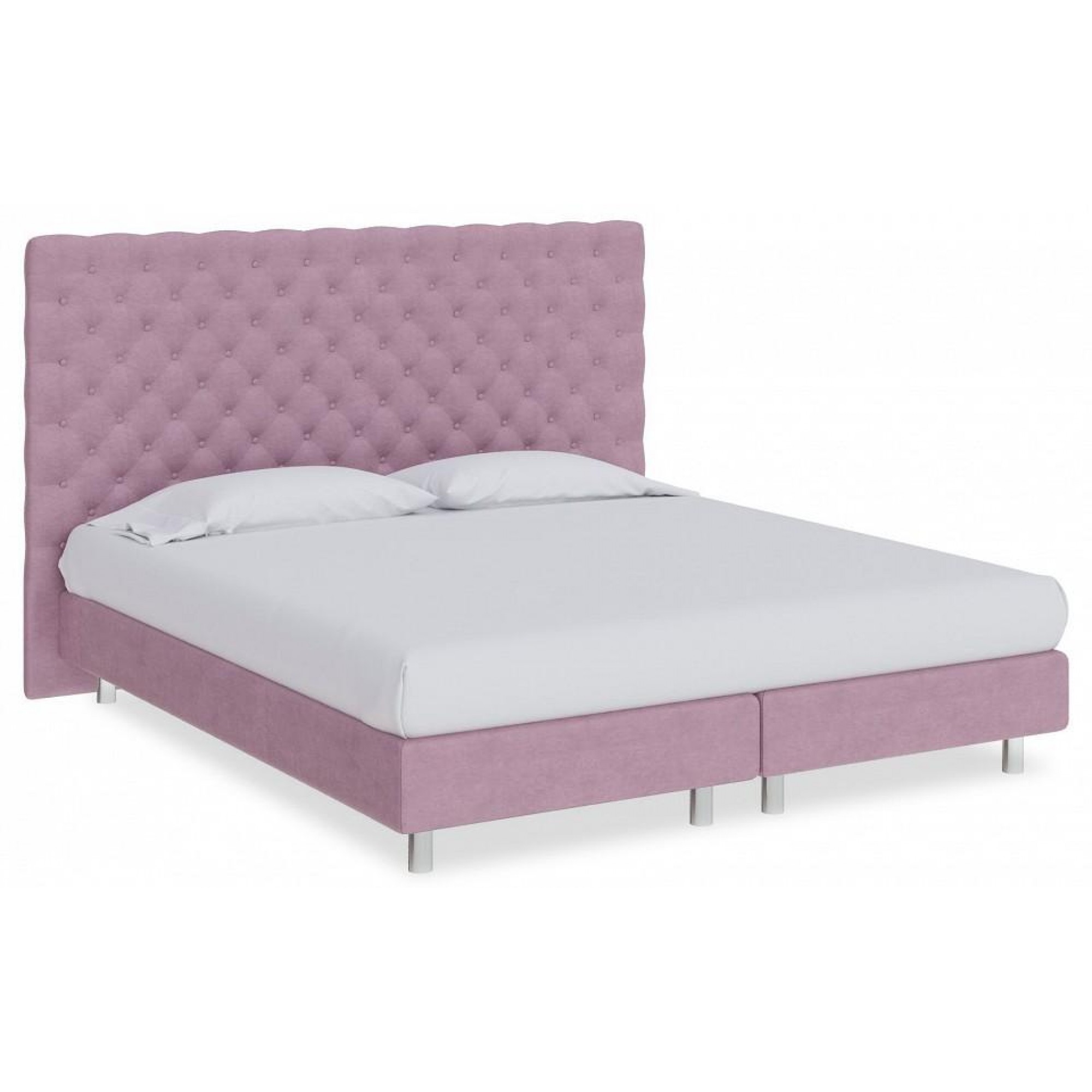 Кровать двуспальная Paris Boxspring Elite  ORM_160-200-ParisBoxspringElite-LoftyPlum