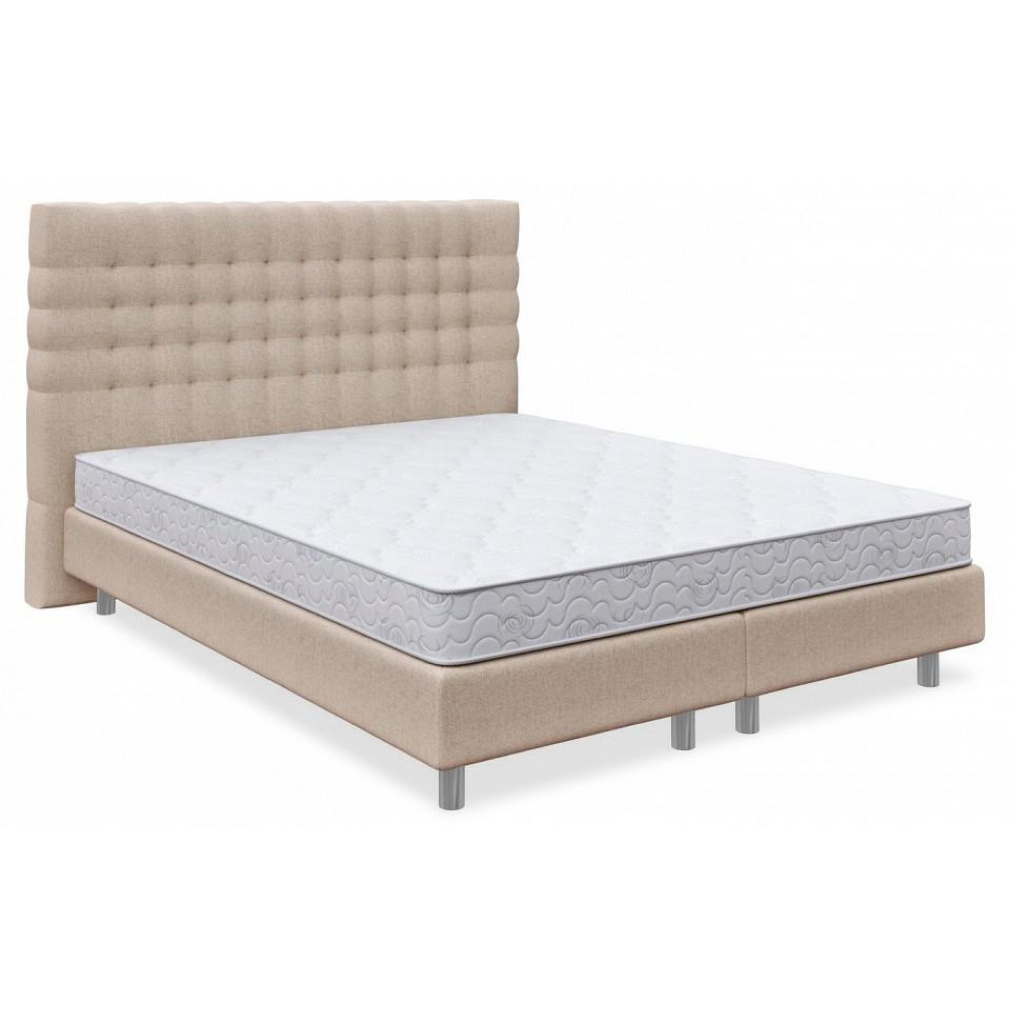 Кровать двуспальная Tallinn Boxspring Elite  ORM_160-200-TallinnBoxspringElite-SavanaCamel