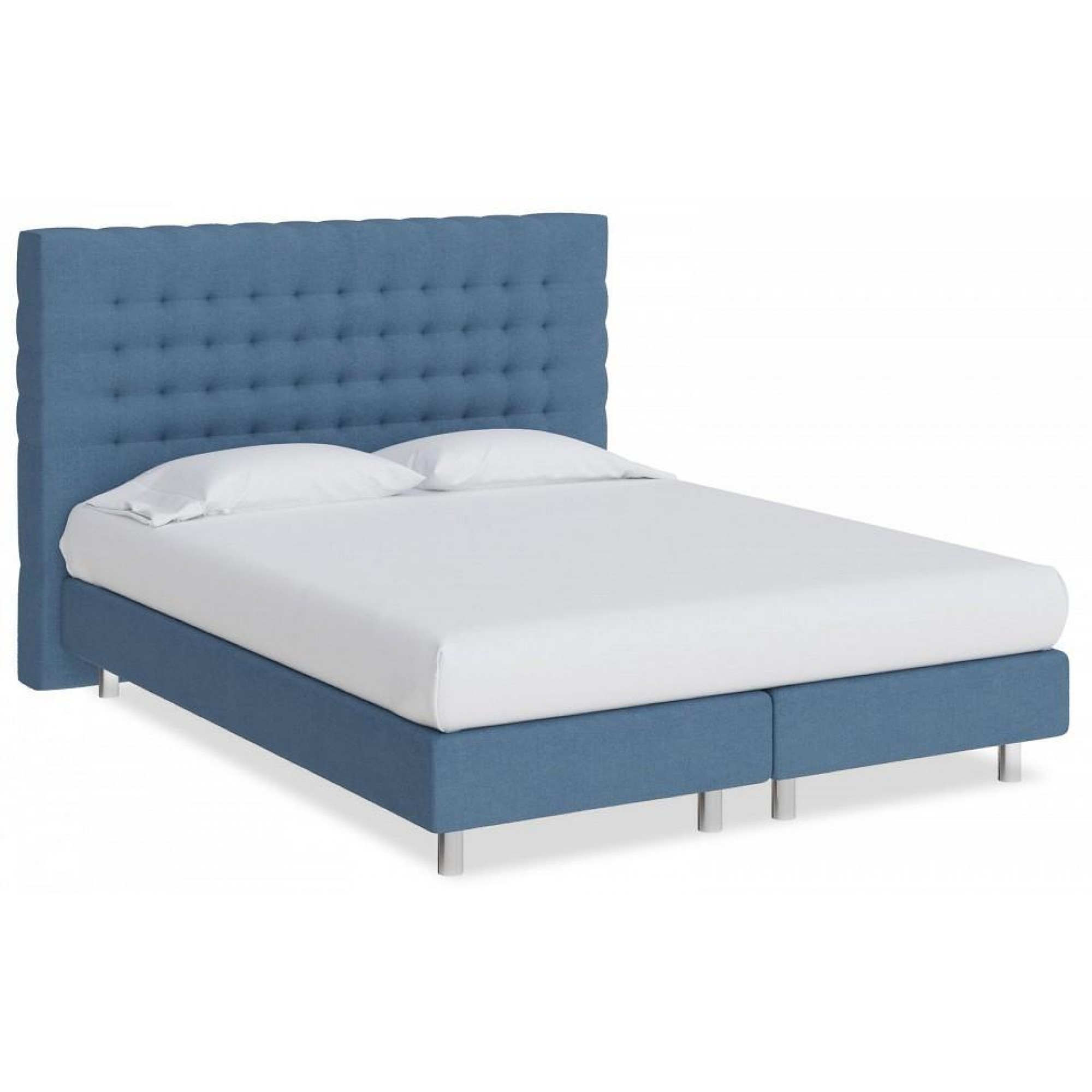 Кровать двуспальная Tallinn Boxspring Elite  ORM_160-200-TallinnBoxspringElite-TetraBlue