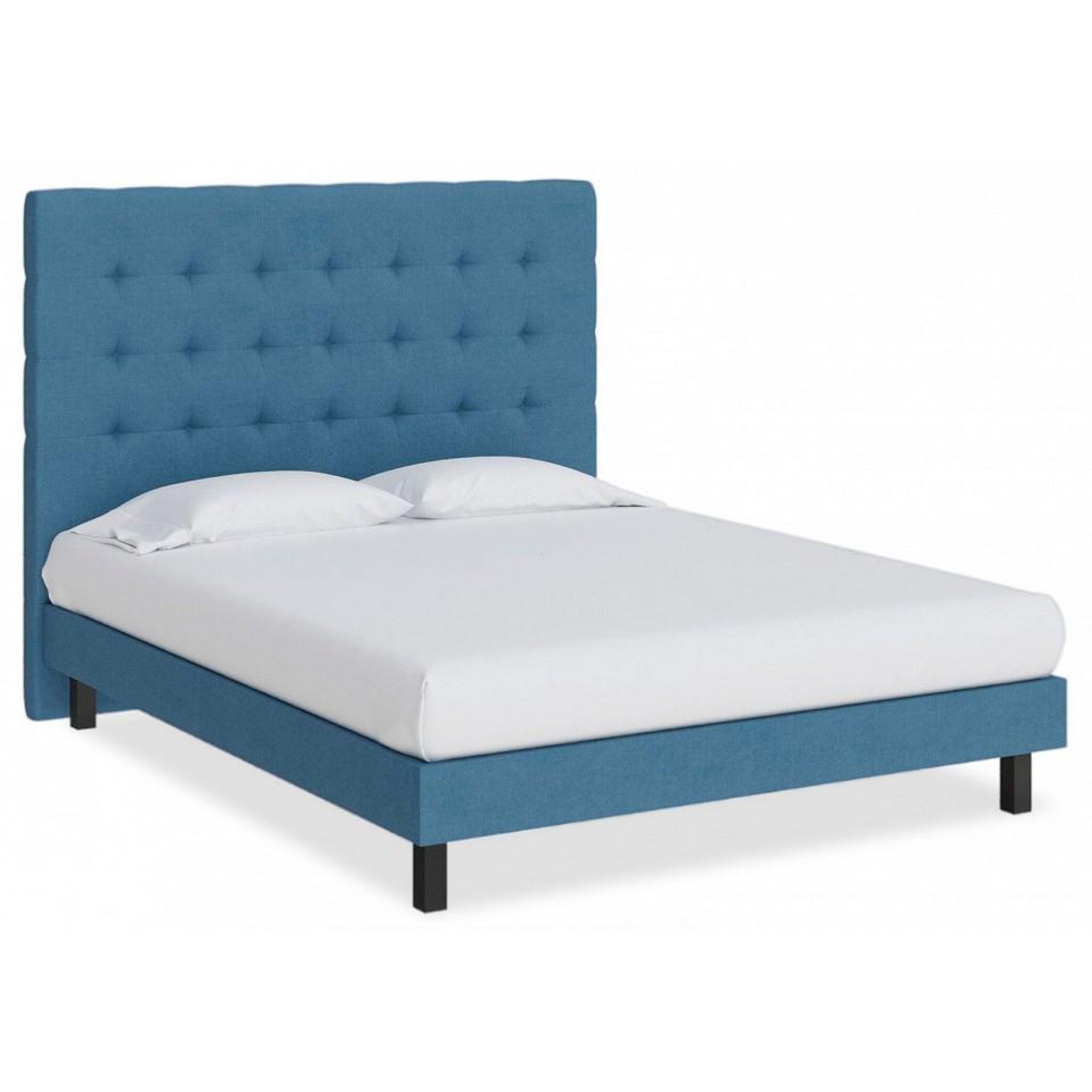 Кровать односпальная Madrid Boxspring Standart  ORM_90-200-MadridBoxspringStandart-TetraBlue