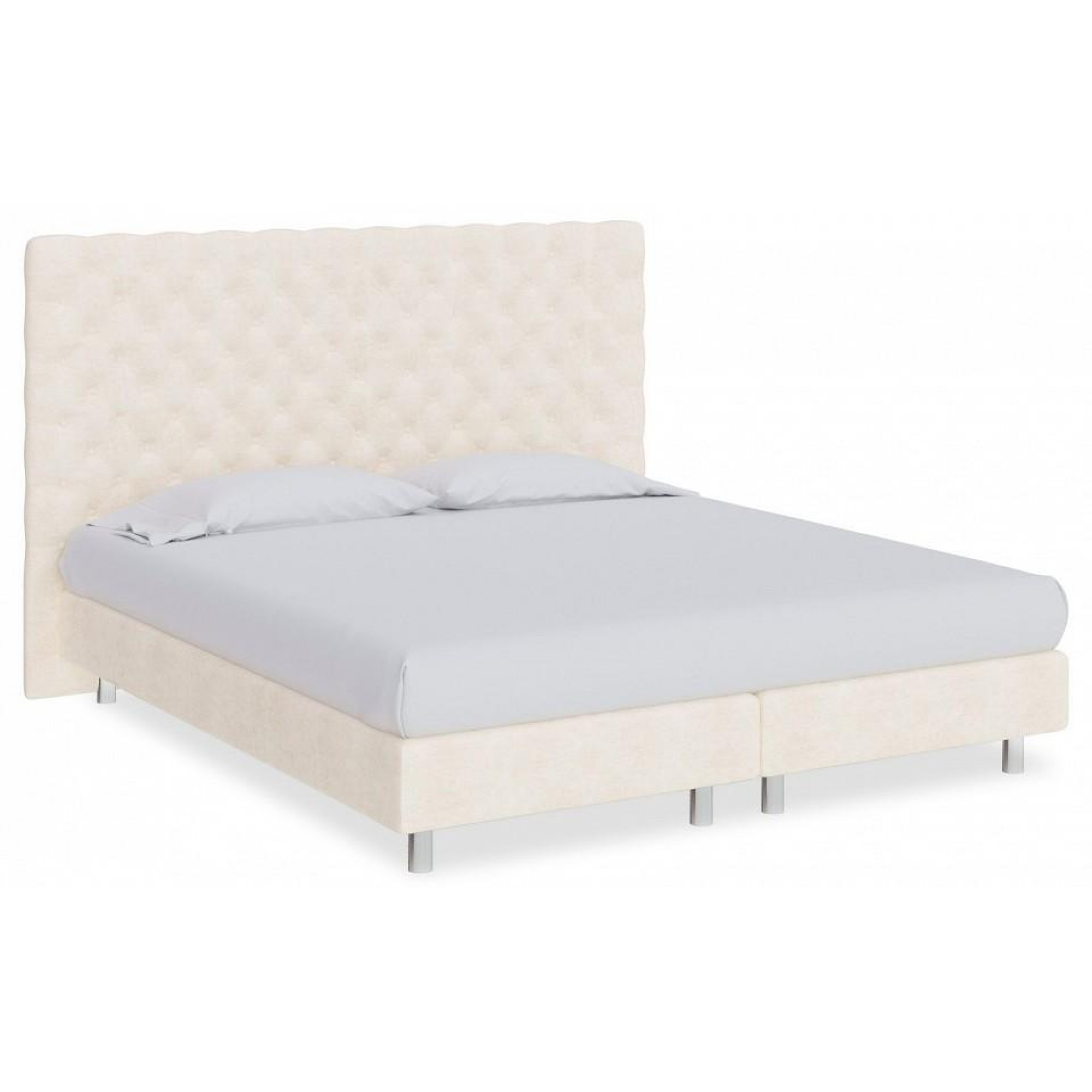 Кровать односпальная Paris Boxspring Elite  ORM_90-200-ParisBoxspringElite-LoftyIvory