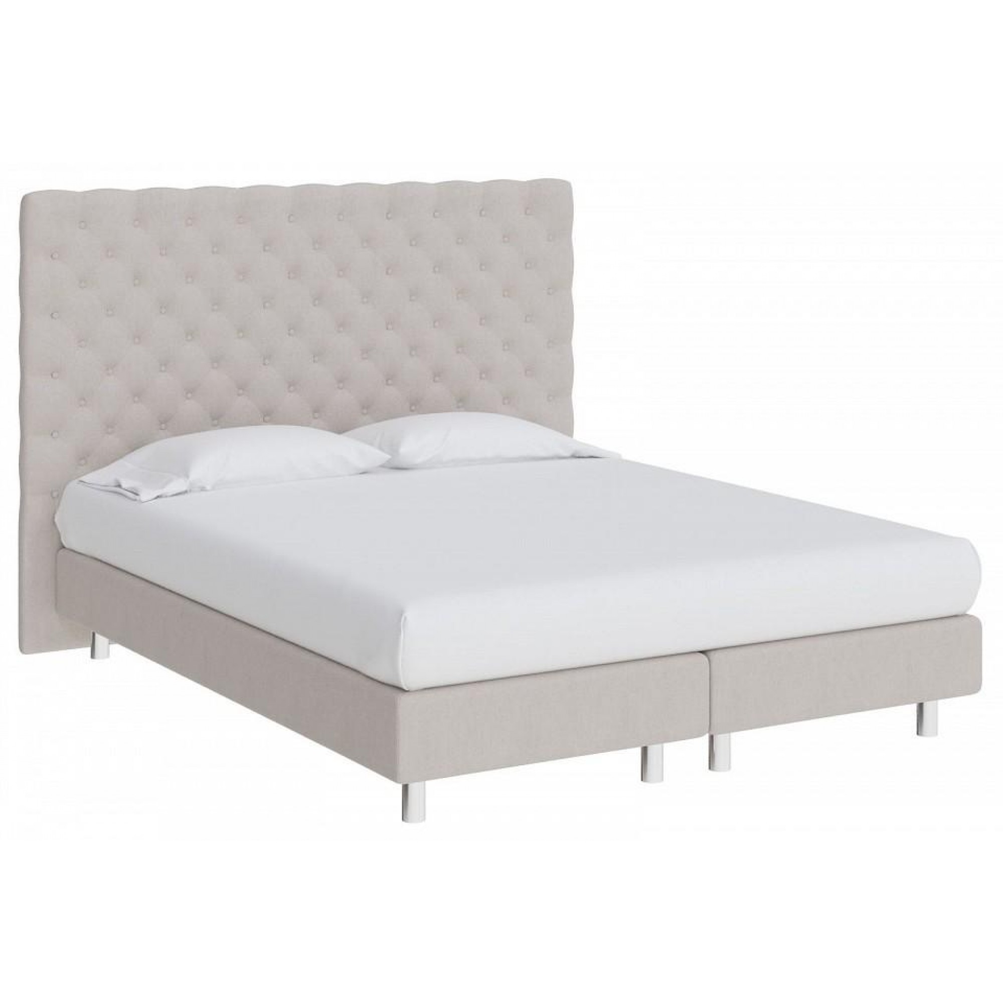 Кровать односпальная Paris Boxspring Elite  ORM_90-200-ParisBoxspringElite-TetraMilk