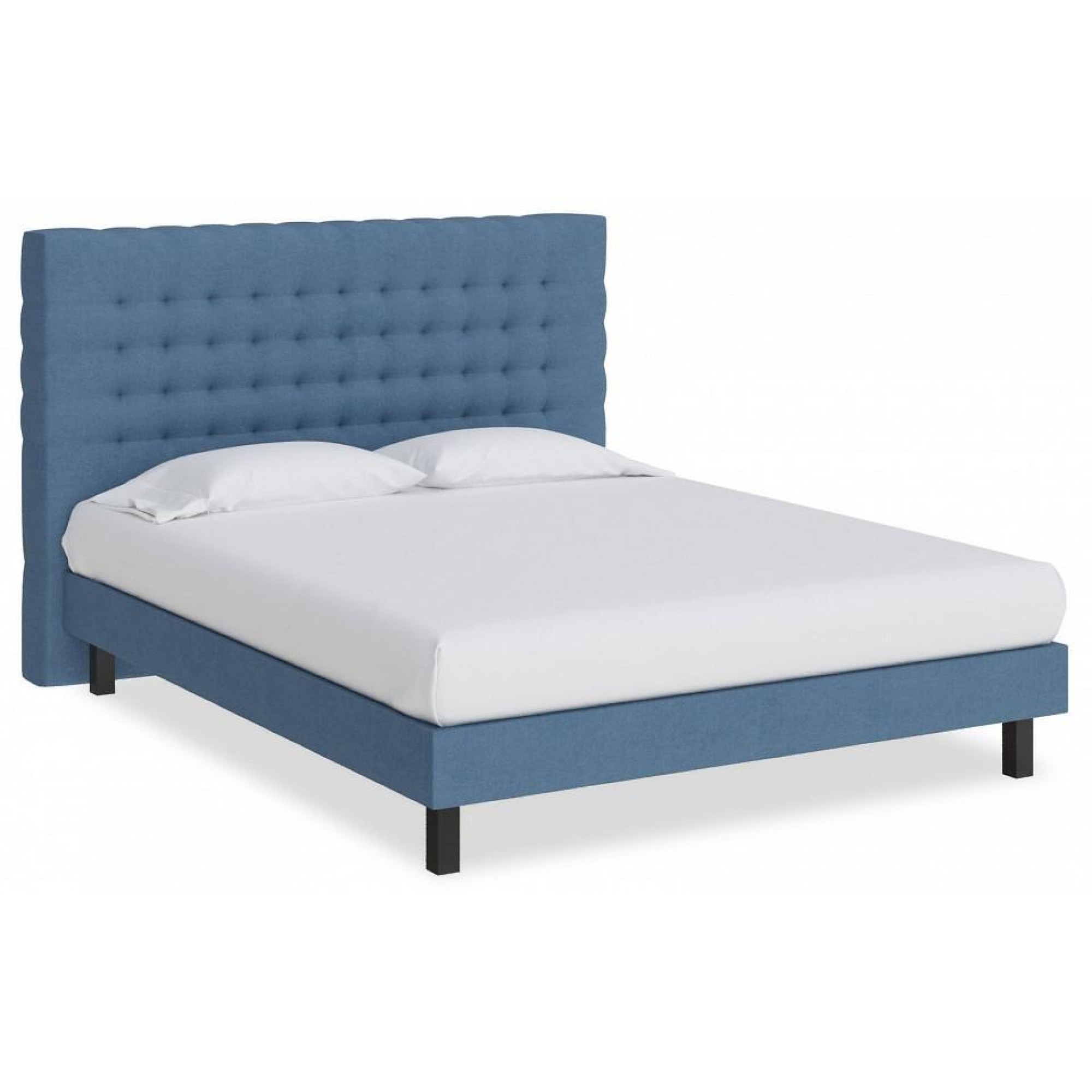 Кровать односпальная Tallinn Boxspring Standart  ORM_90-200-TallinnBoxspringStandart-TetraBlue