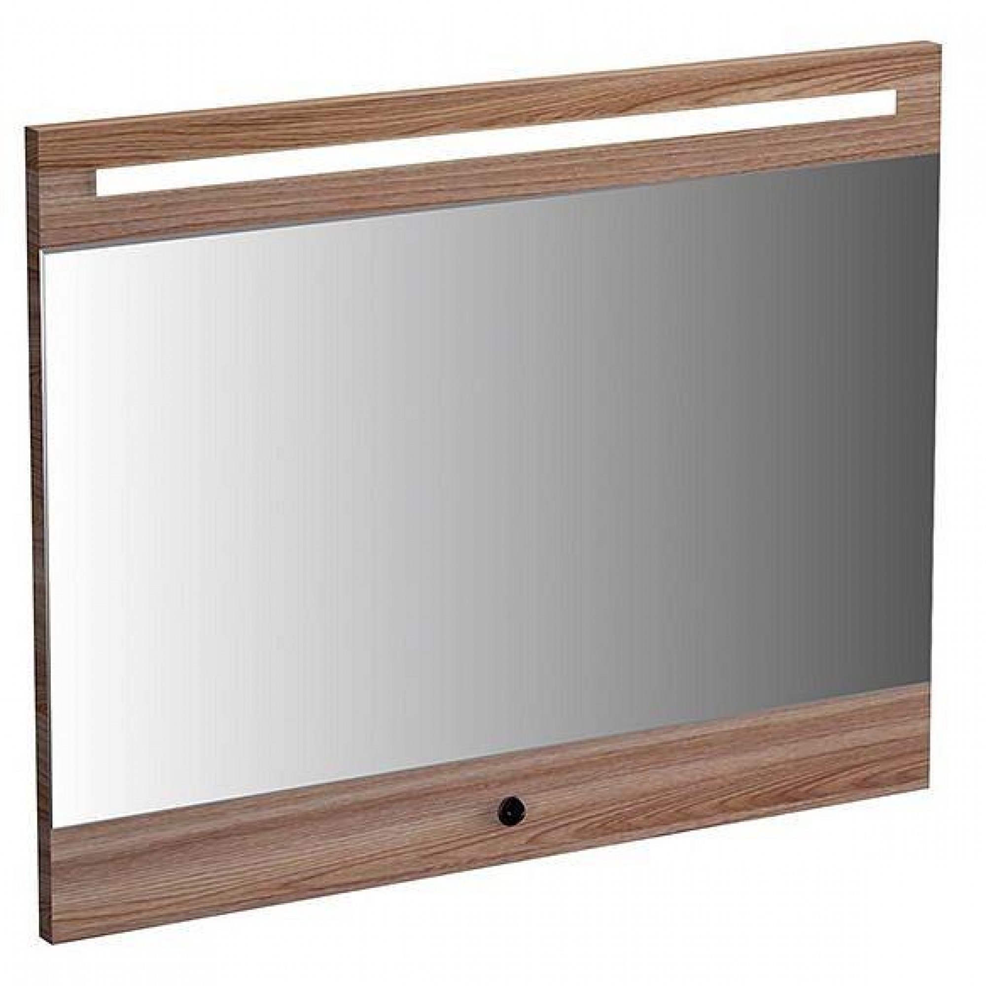 Зеркало настенное Milton древесина коричневая нейтральная ясень ORM_900-26-700-Milton-AshShimoDark