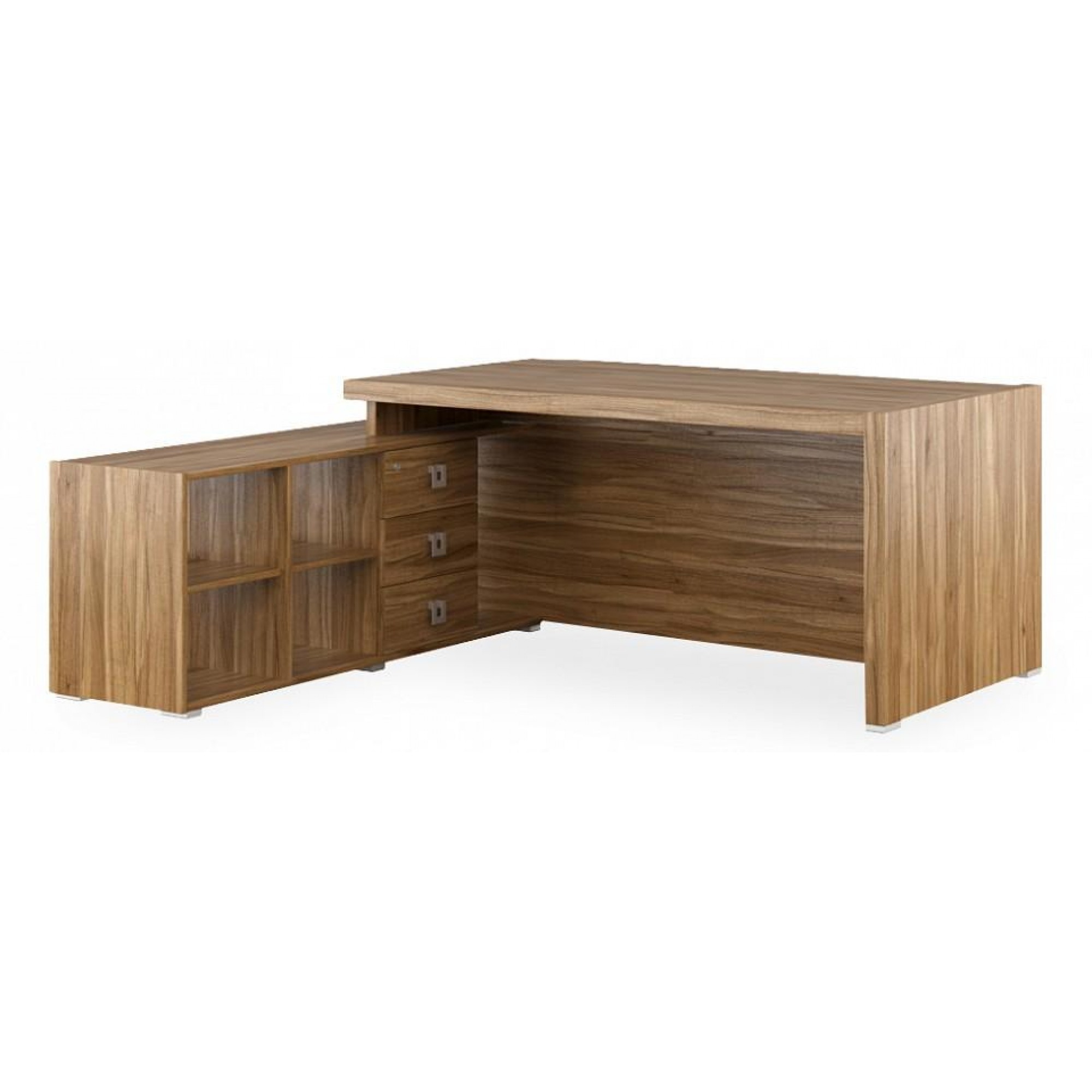 Стол для руководителя Solid древесина коричневая нейтральная орех 1830x1740x750(POI_SOL29711003)