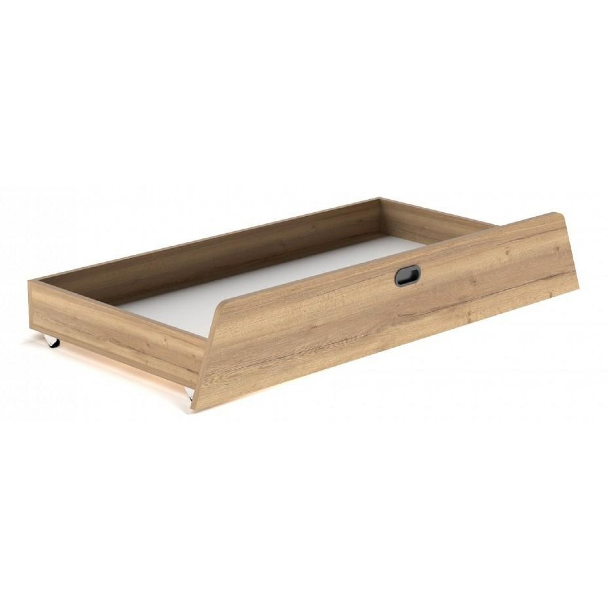 Ящик для кровати Стреза древесина коричневая светлая дуб <