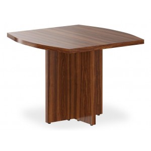 Стол для переговоров Born B 123 древесина коричневая нейтральная орех 1000х1000х735(SKY_00-07053591)