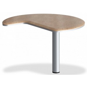 Стол приставной DIONI DB 110-M.1(L) древесина коричневая светлая дуб SKY_00-07080974