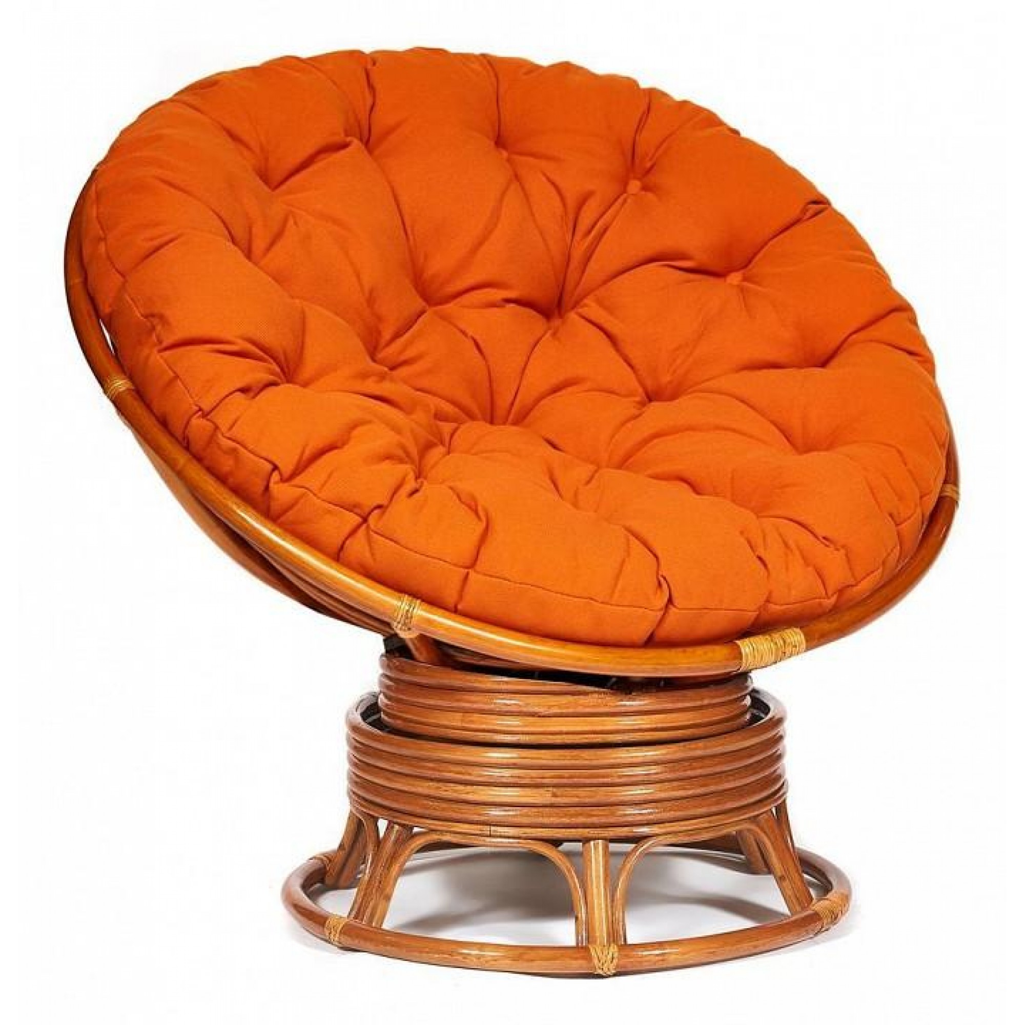 Кресло-качалка Papasan W23/01B оранжевый 1150x980x970(TET_13751)