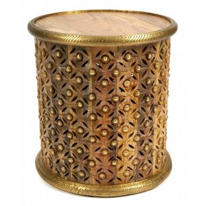 Стол журнальный Secret De Maison Drum (mod. ND-023) коричневый 430x460(TET_14146)