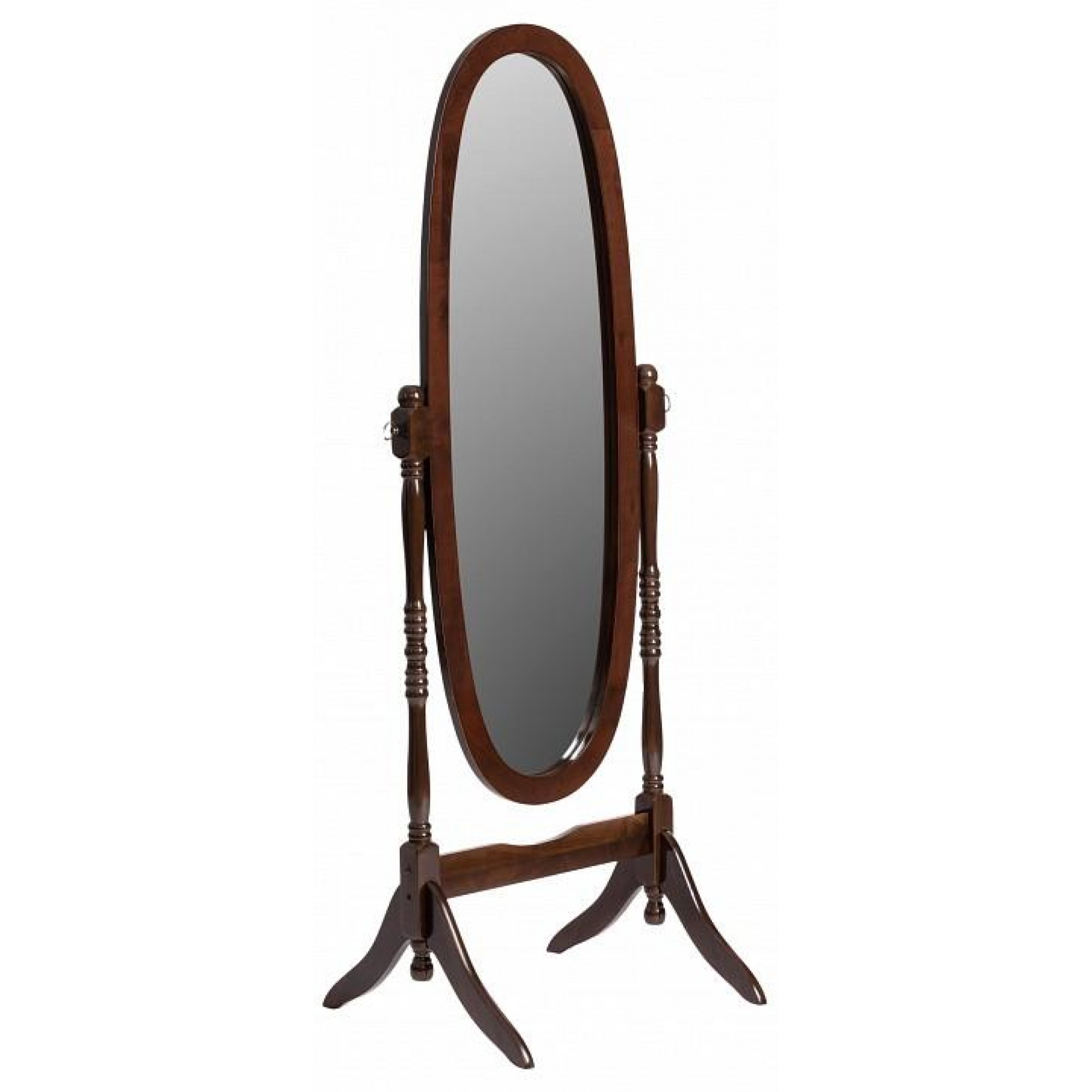 Зеркало напольное NY-4001 древесина коричневая нейтральная орех 560x500x1500(TET_15075)