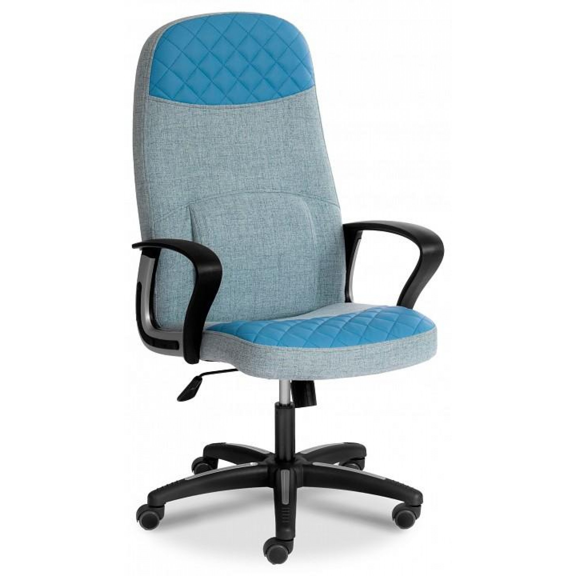 Кресло компьютерное Advance голубой 650x460x1180-1280(TET_15425)