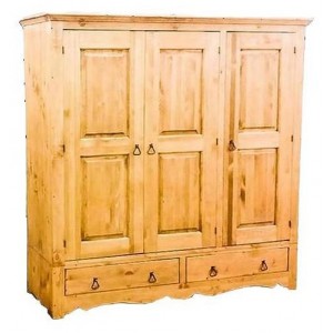 Шкаф платяной ARFLEUR 3 древесина коричневая светлая сосна VSN_ARFLEUR-3