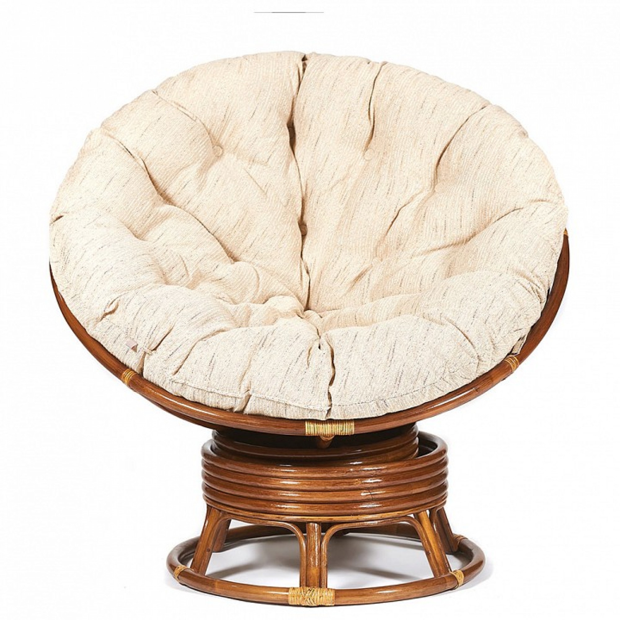 Кресло-качалка Papasan W23/01B древесина коричневая нейтральная орех TET_10523