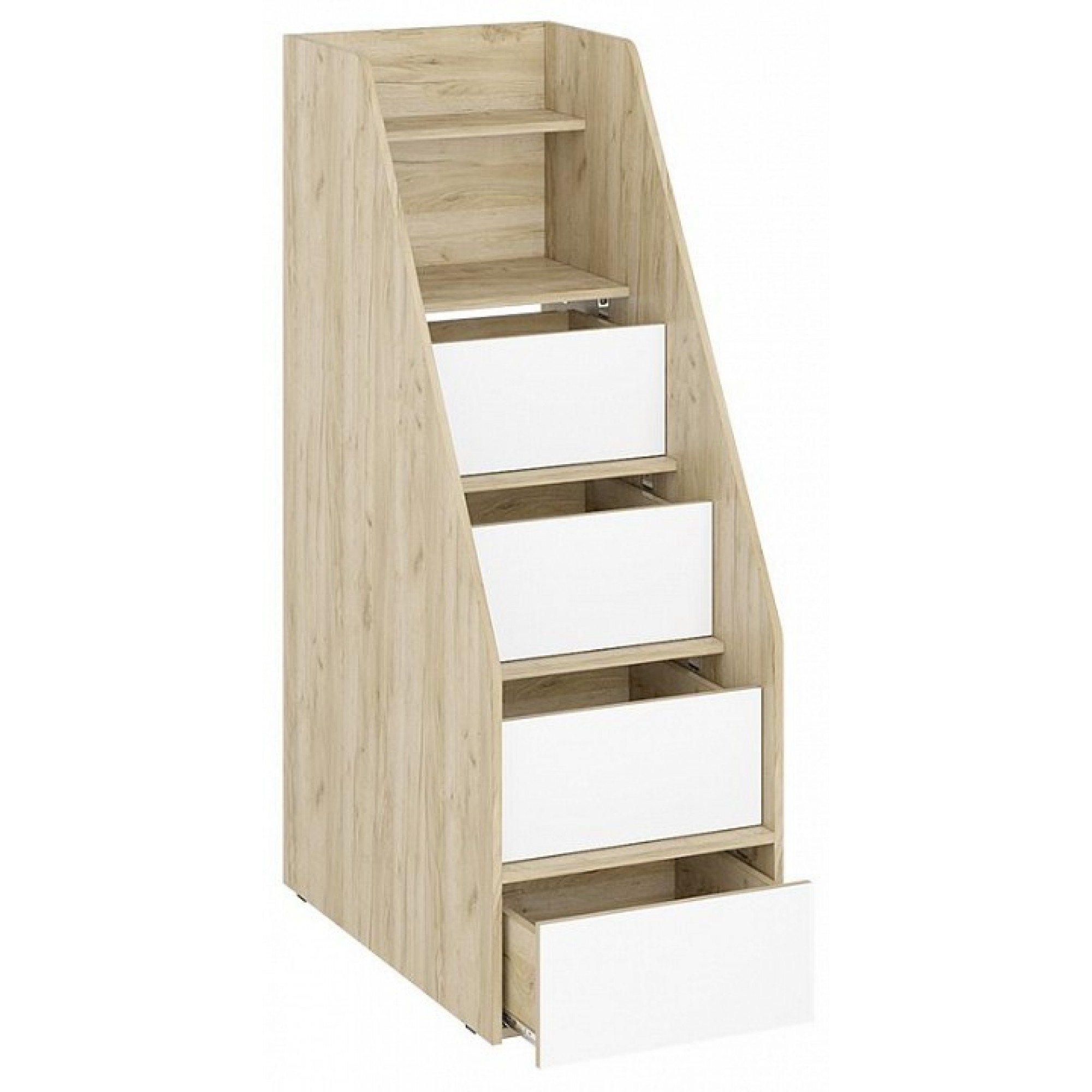 Лестница для кровати Мирра ЛТЯ-500 древесина серая нейтральная дуб CTR_NF-00003093_000049355