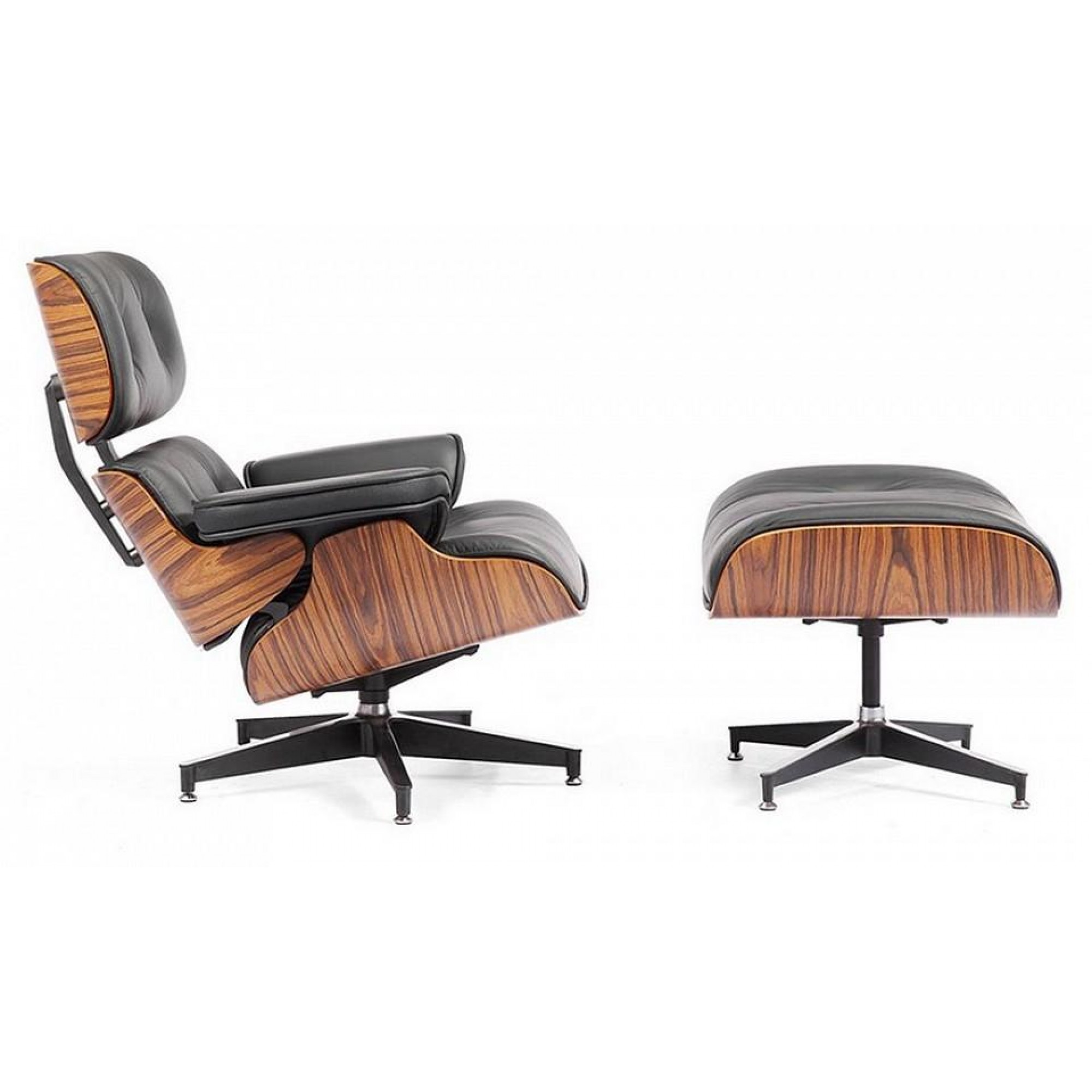 Кресло с пуфом Eames Lounge Chair    BDX_FR0016-17