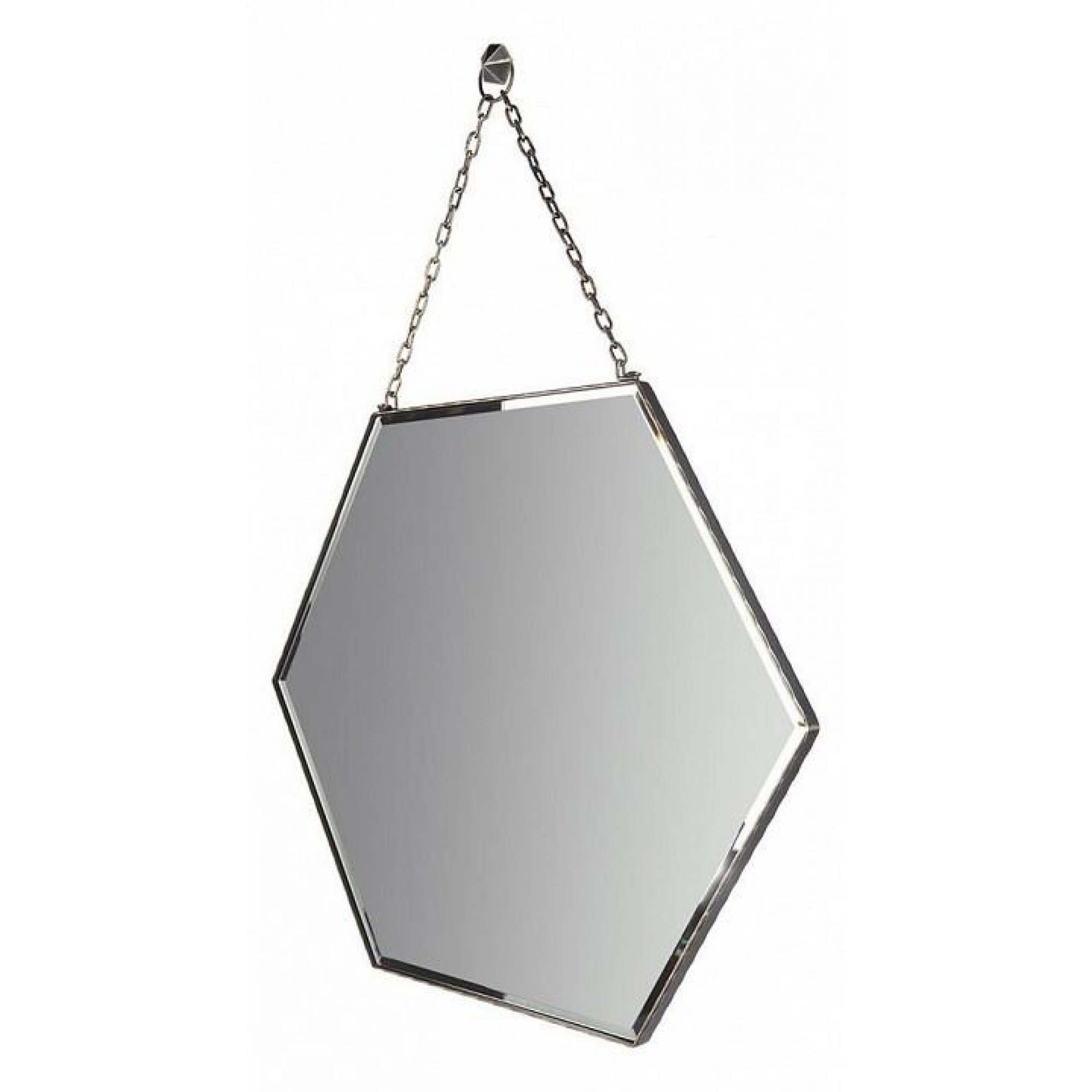 Зеркало настенное Шестиугольник V20112 черный RDN_V20112