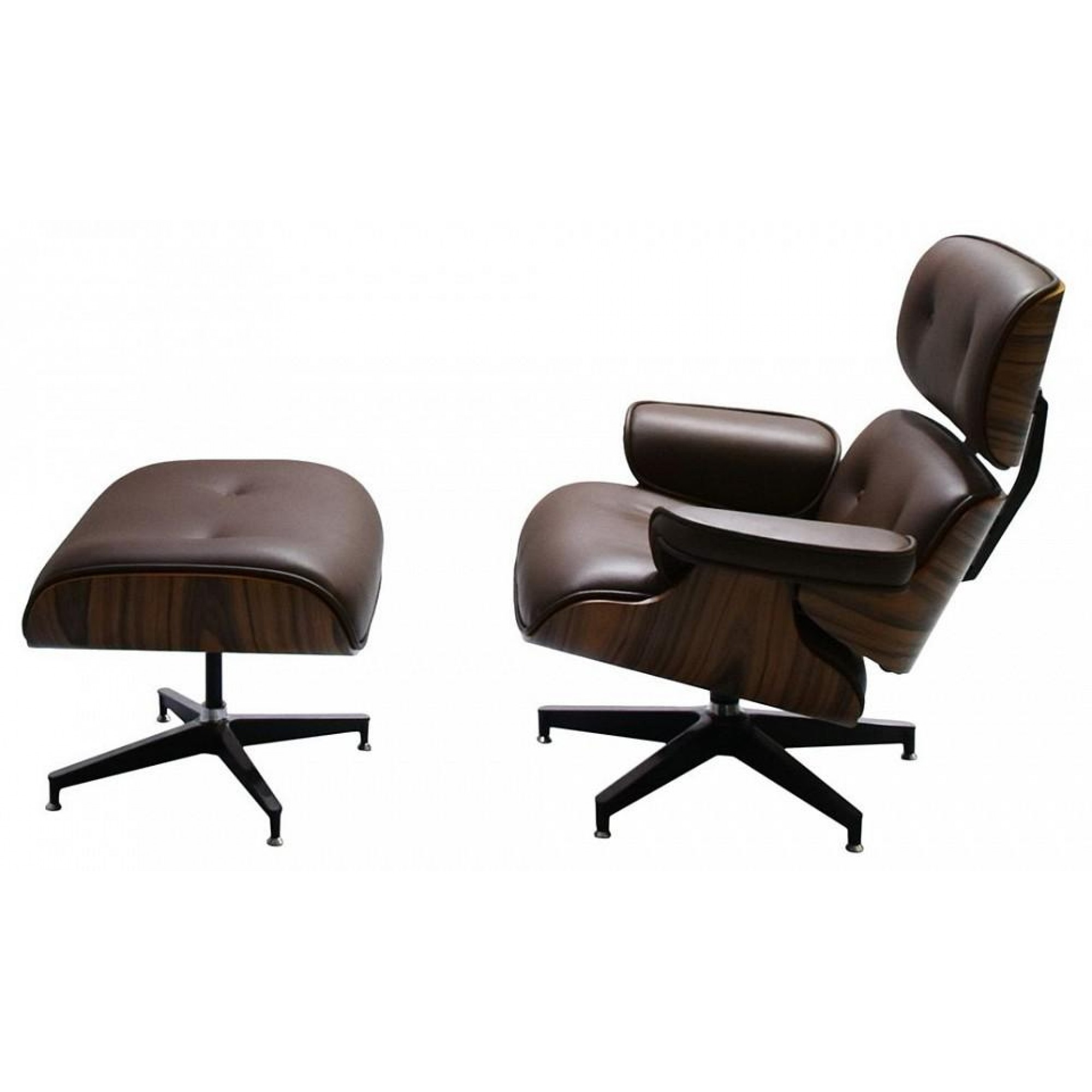 Кресло с пуфом Eames Lounge Chair    BDX_FR0006-7