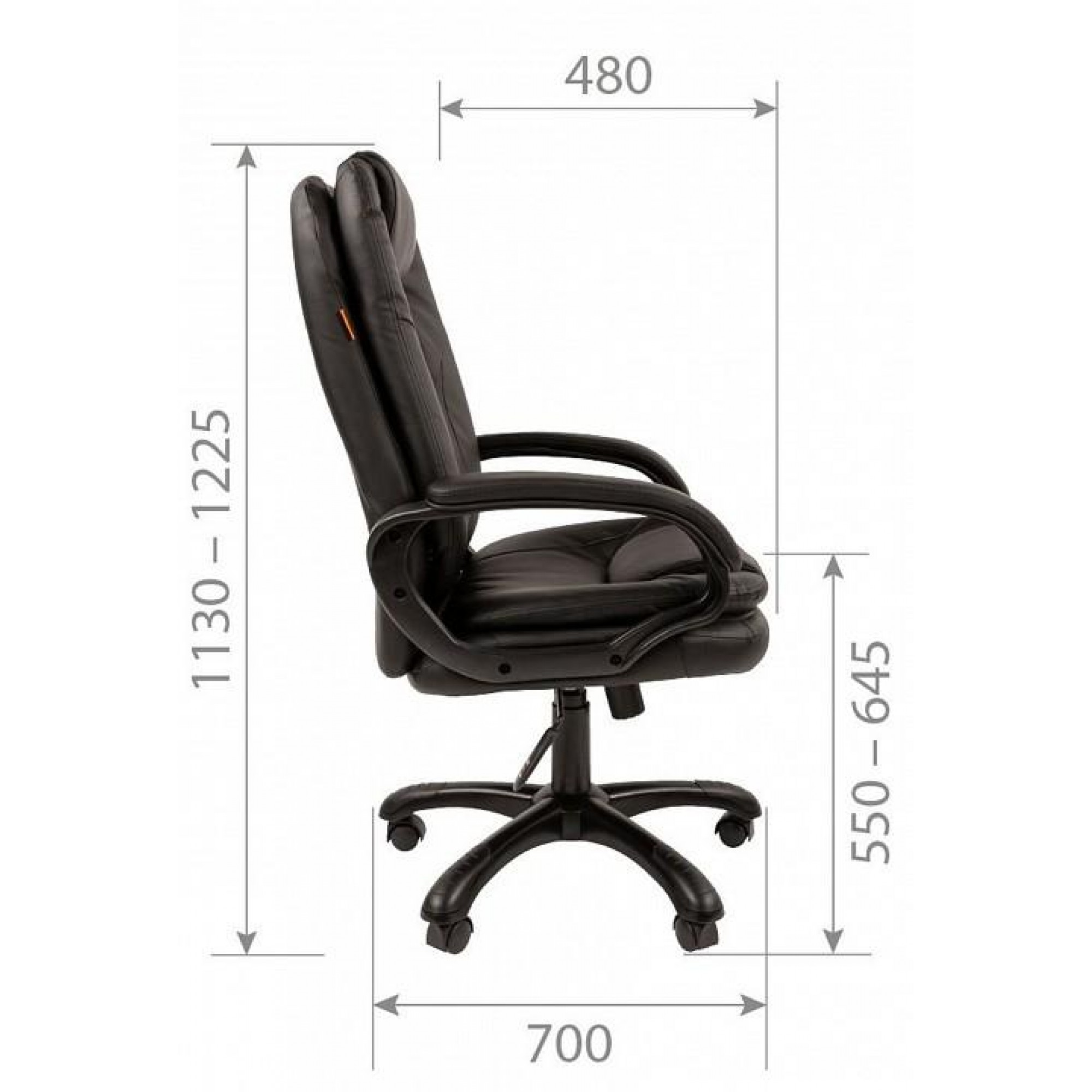 Кресло для руководителя Chairman 668    CHA_7128005