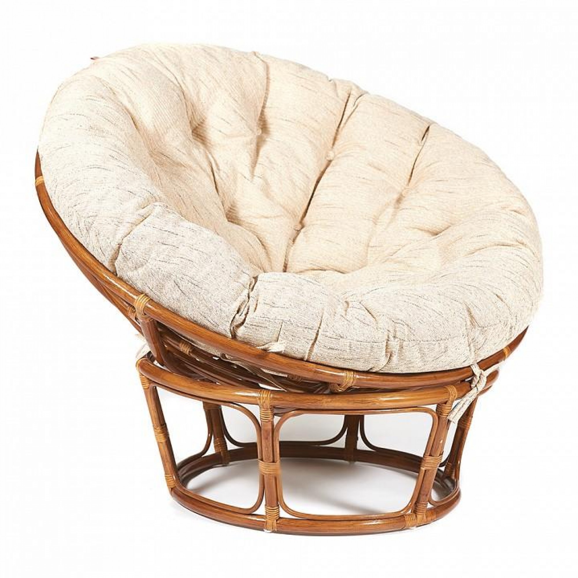 Кресло Papasan 23/01W древесина коричневая нейтральная орех 1150x980x930(TET_10522)