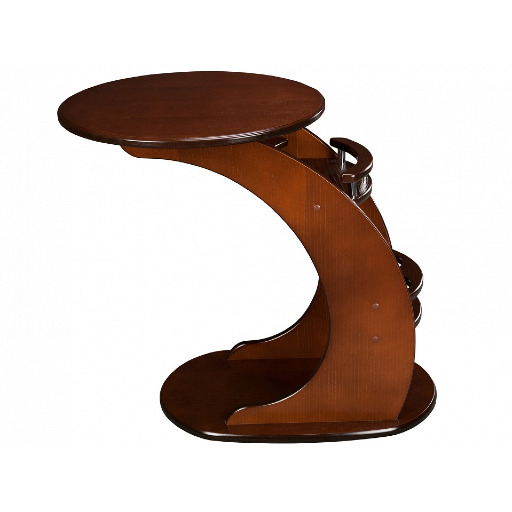 Стол придиванный Люкс древесина коричневая нейтральная орех 500x730x670(ML_005807)