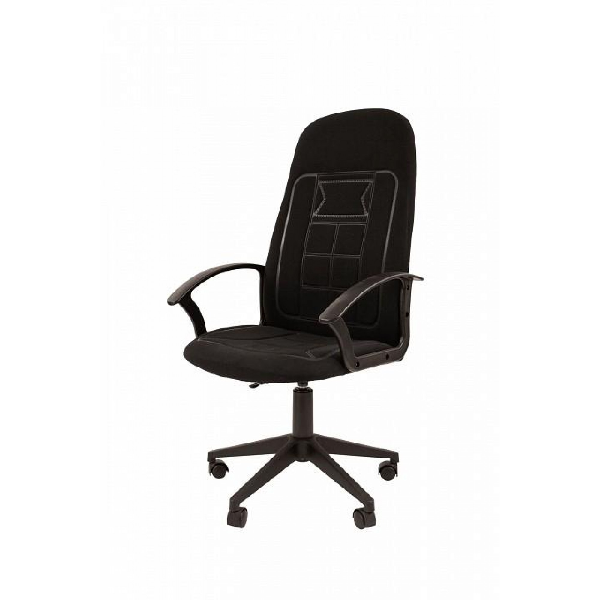 Кресло для руководителя Chairman СТ-27 черный 620x650x1185-1280(CHA_7110423)