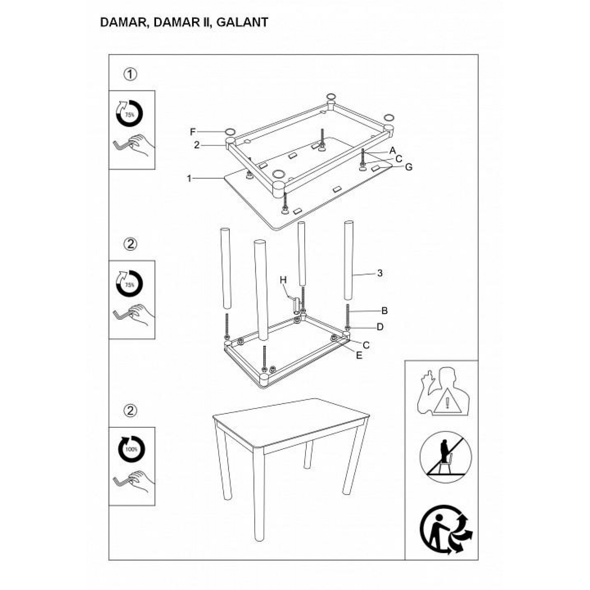Стол обеденный Galant    SGN_GALANTC100X60
