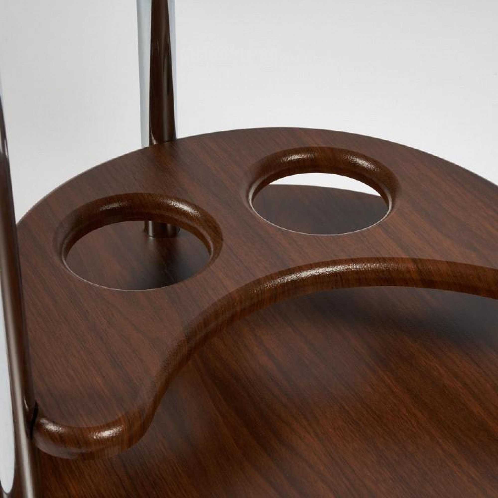 Стол сервировочный Fairport древесина коричневая нейтральная орех 700x470x805(TET_14425)