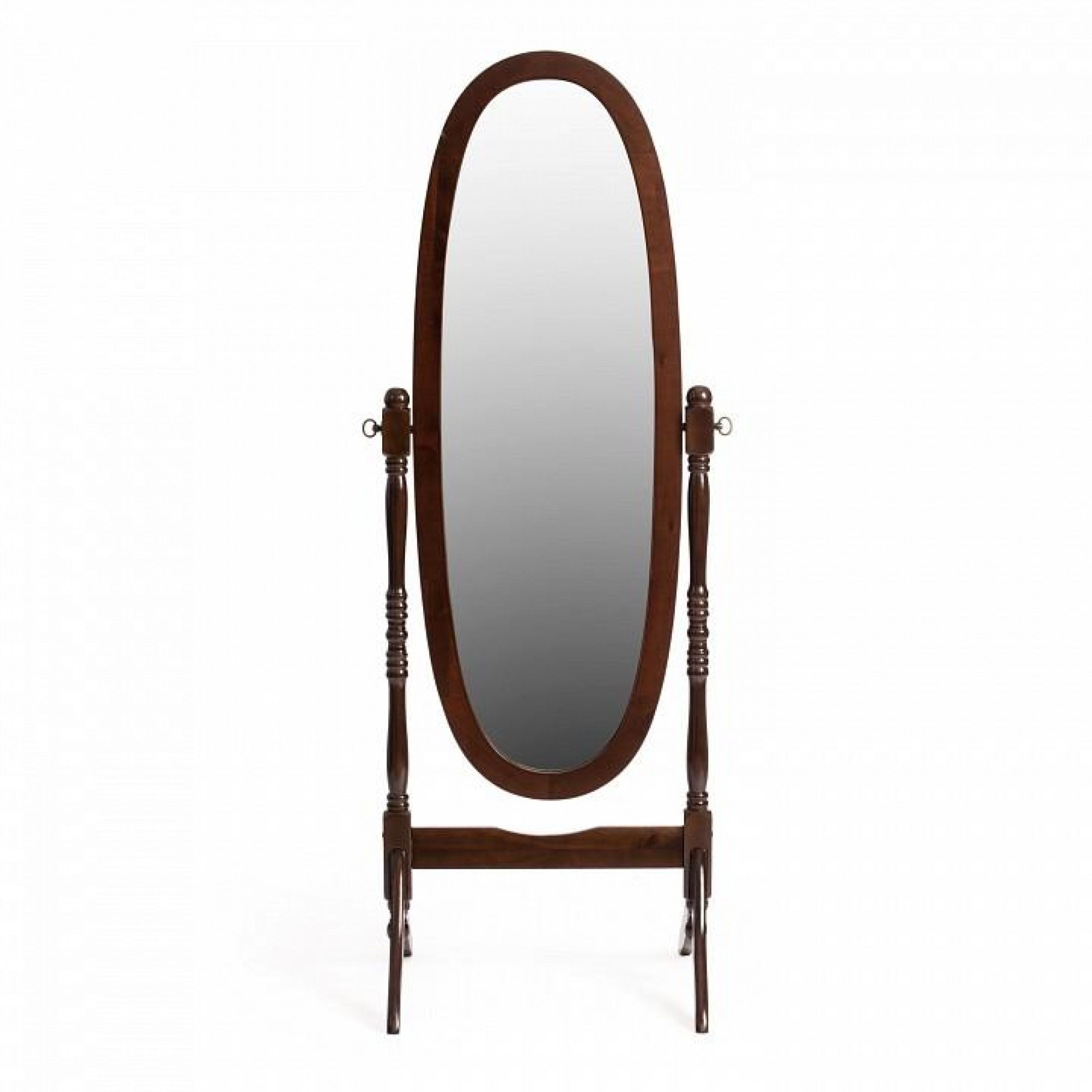 Зеркало напольное NY-4001 древесина коричневая нейтральная орех 560x500x1500(TET_15075)