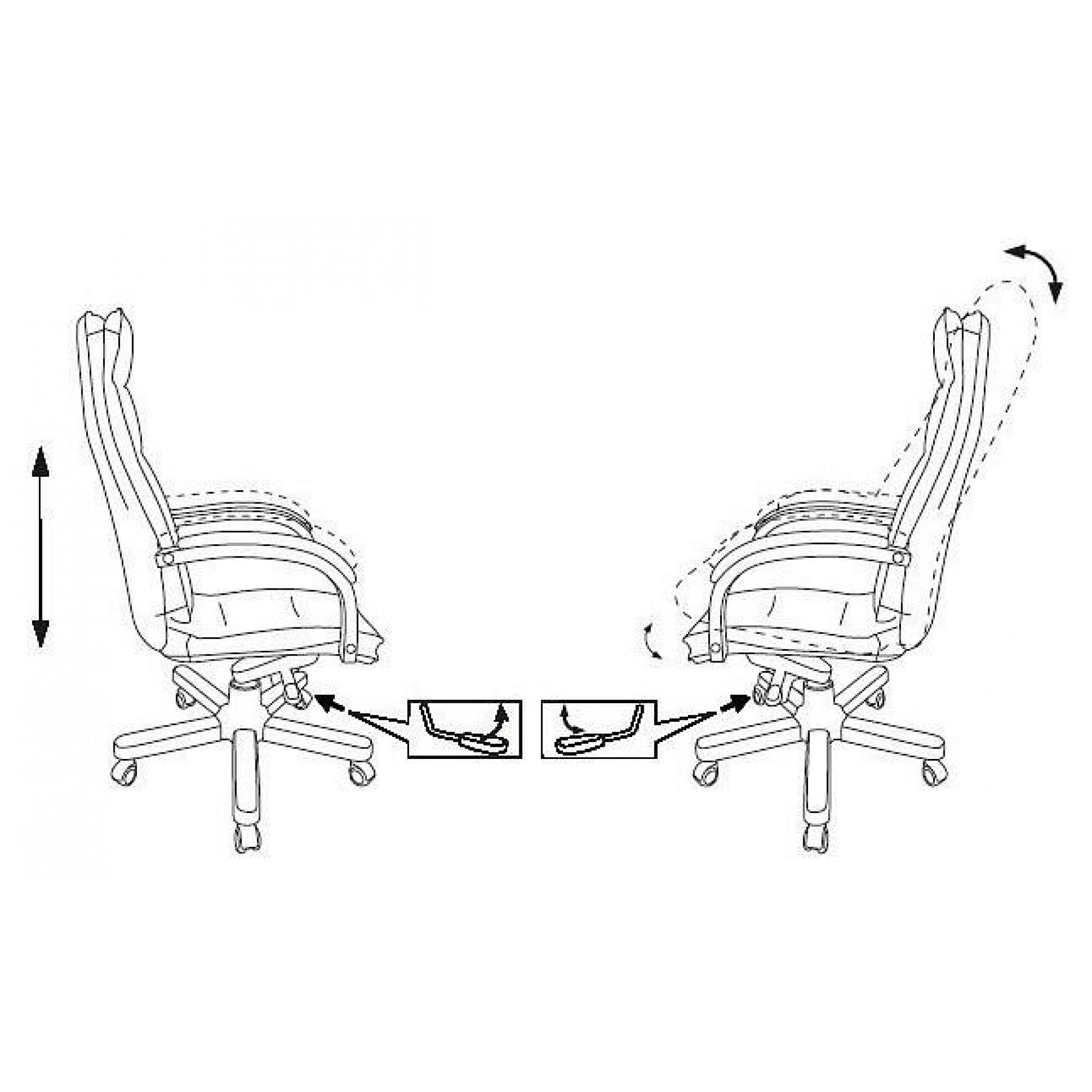 Кресло для руководителя T-9927Walnut/Ivory    BUR_1360715