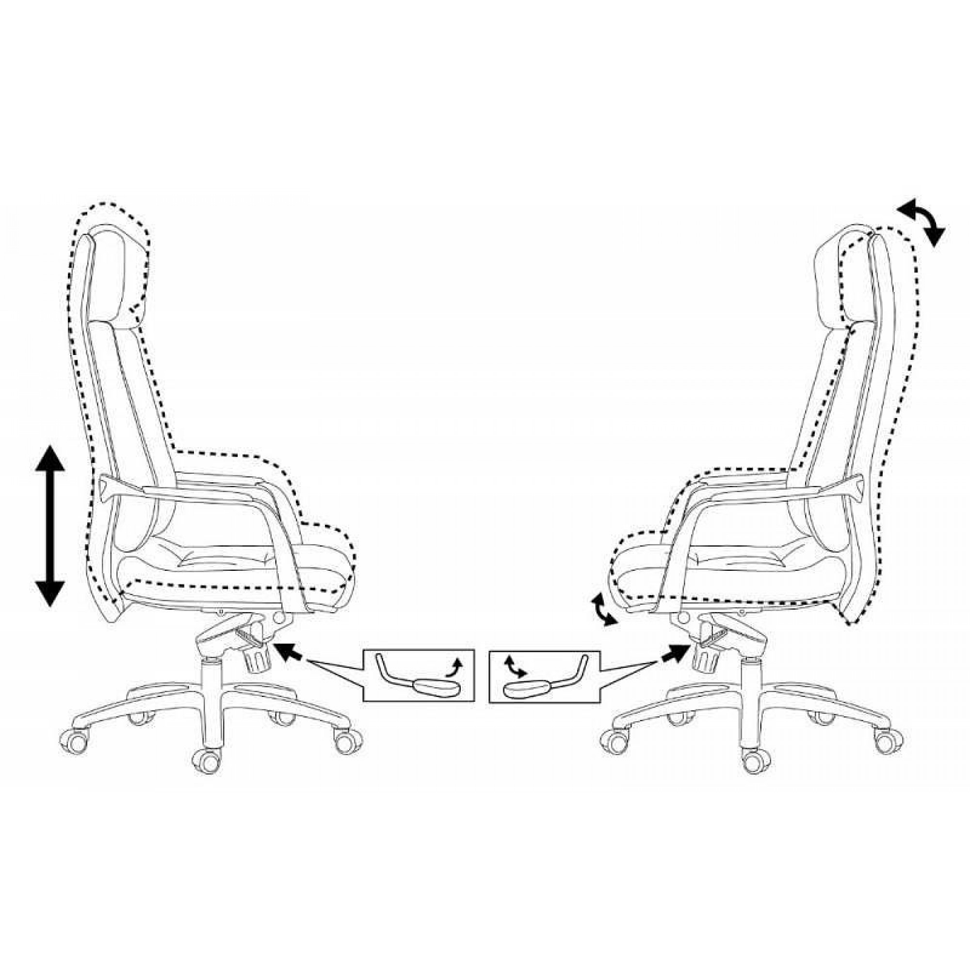 Кресло для руководителя _DAO/BROWN    BUR_428196