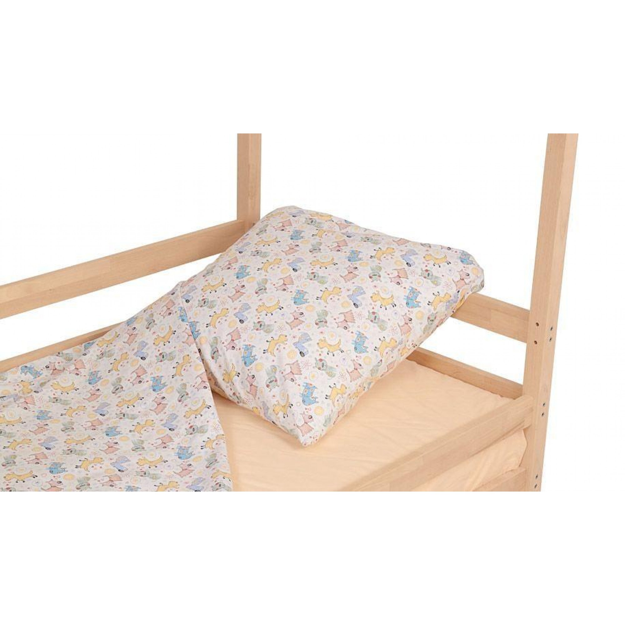 Кровать-домик Polini Kids Simple коричневый TPL_0003092