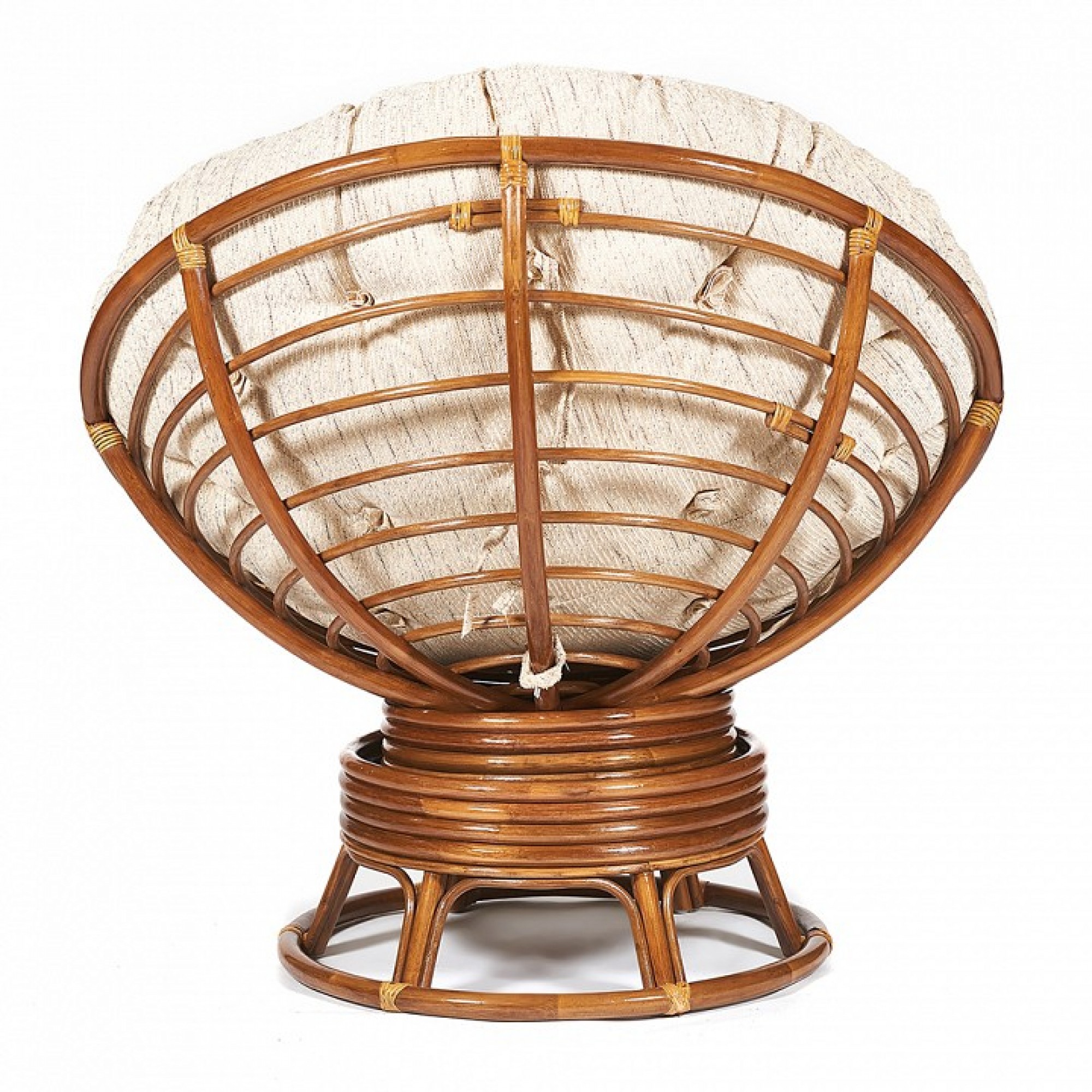 Кресло-качалка Papasan W23/01B древесина коричневая нейтральная орех TET_10523