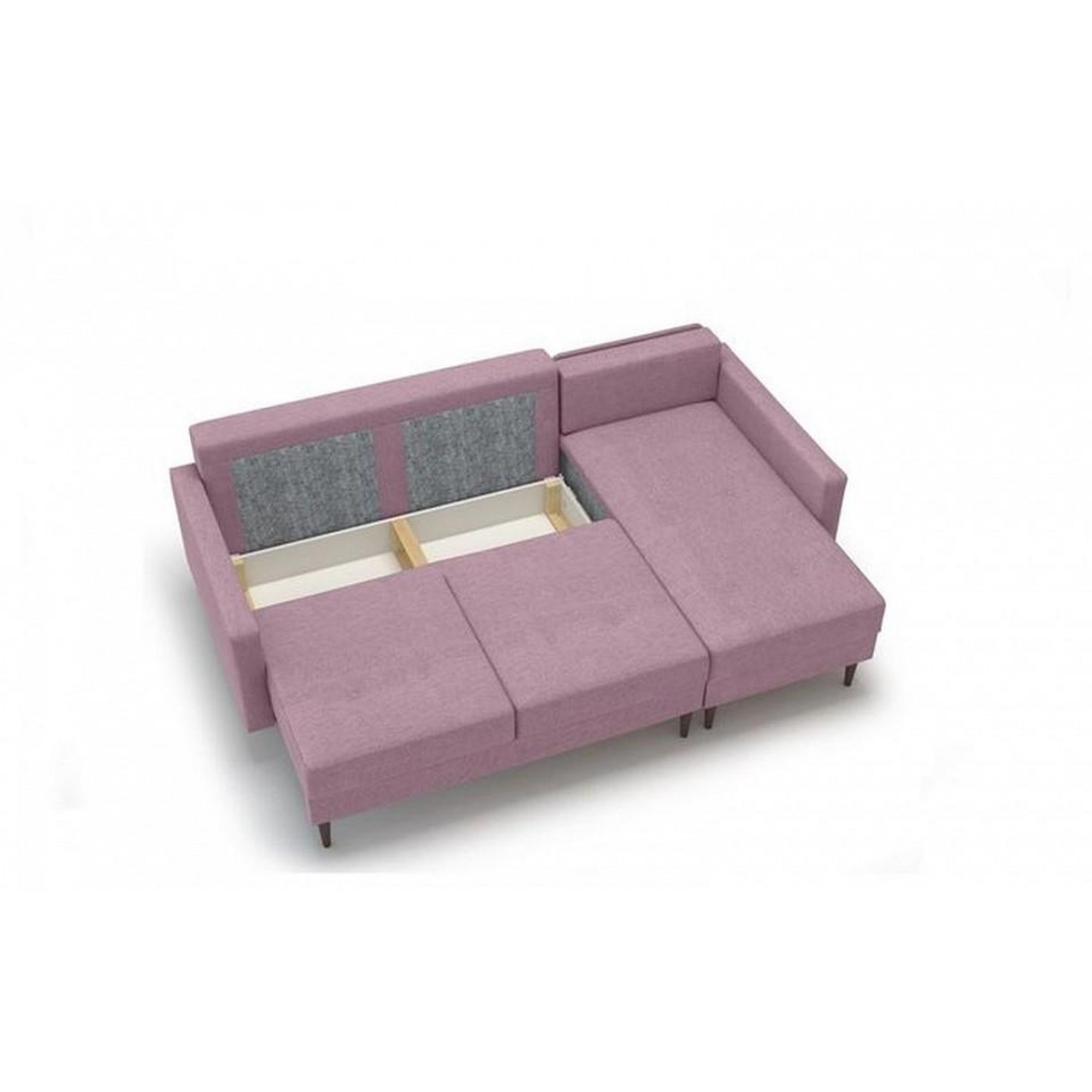 Диван-кровать Dominik фиолетовый 2200x1420x900(ORM_140-200_Dominik-2)