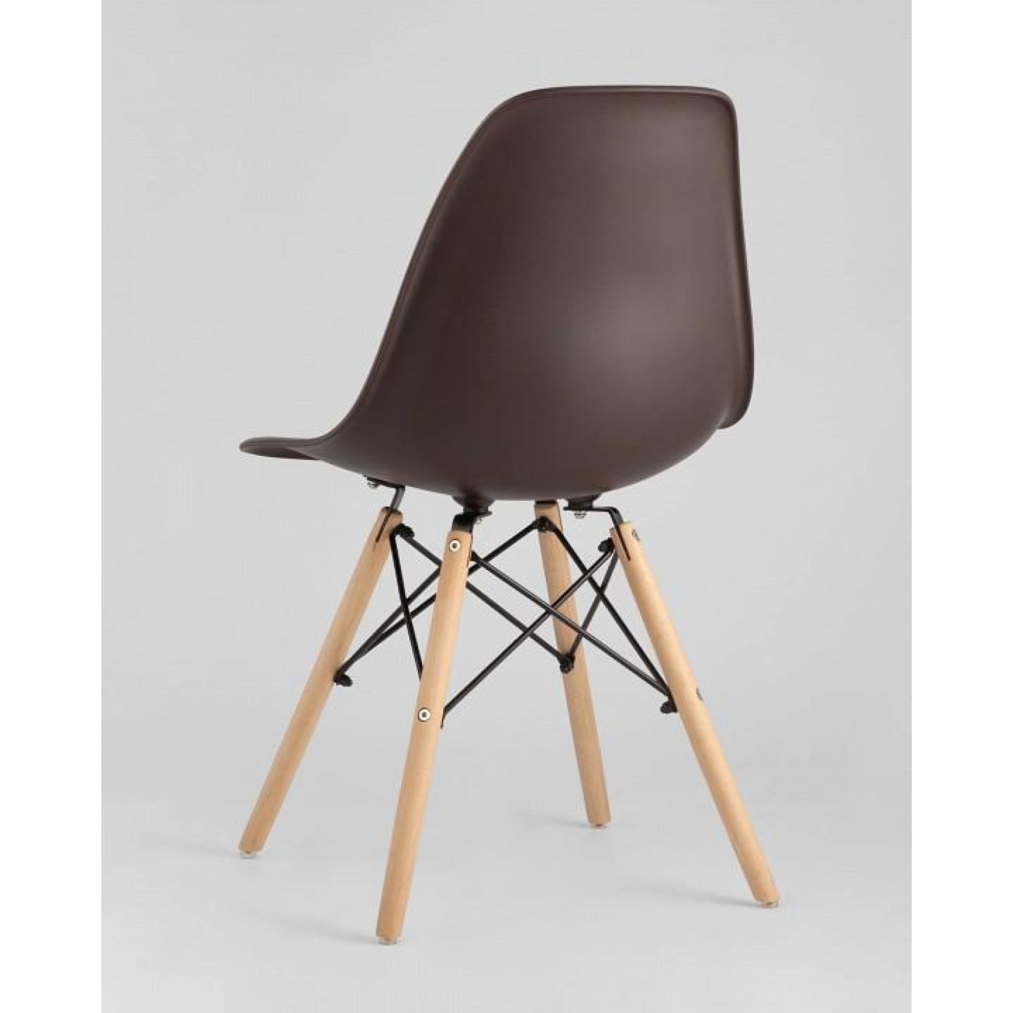 Набор из 4 стульев Eames    SGR_8056PP-BROWN-X4